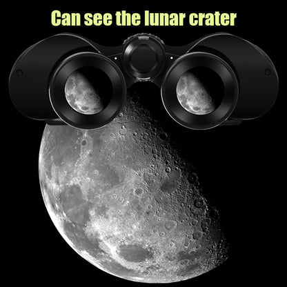 10X50 ED Professional Zoom 26MM Large Eyepiece Powerful Binoculars Light Night Vision for Hunting Telescope